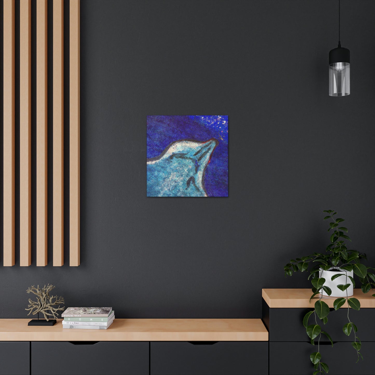 Stingray's Glistening Dance - Canvas