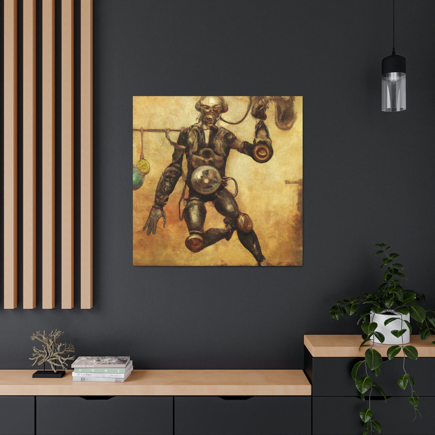 "Martial Arts Steampunk Mastery" - Canvas