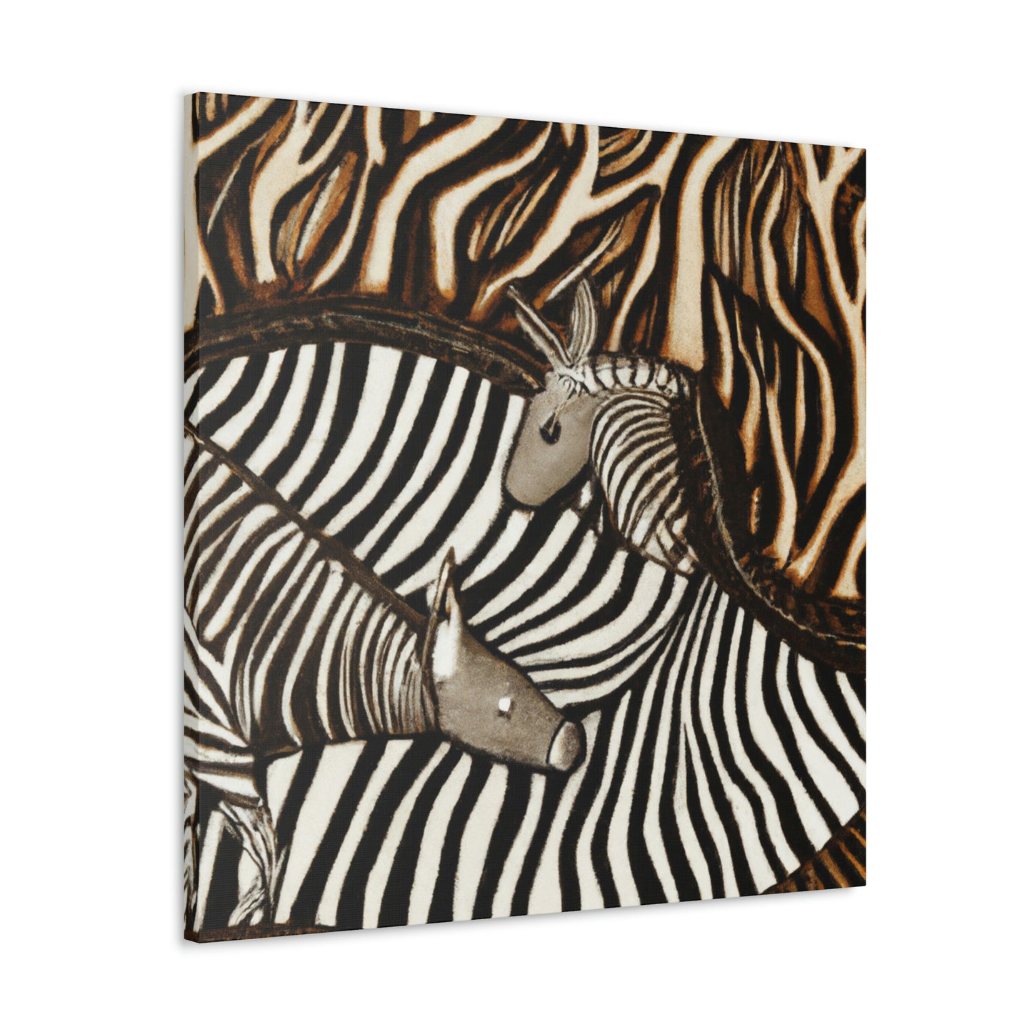 Zebra in Art Deco - Canvas