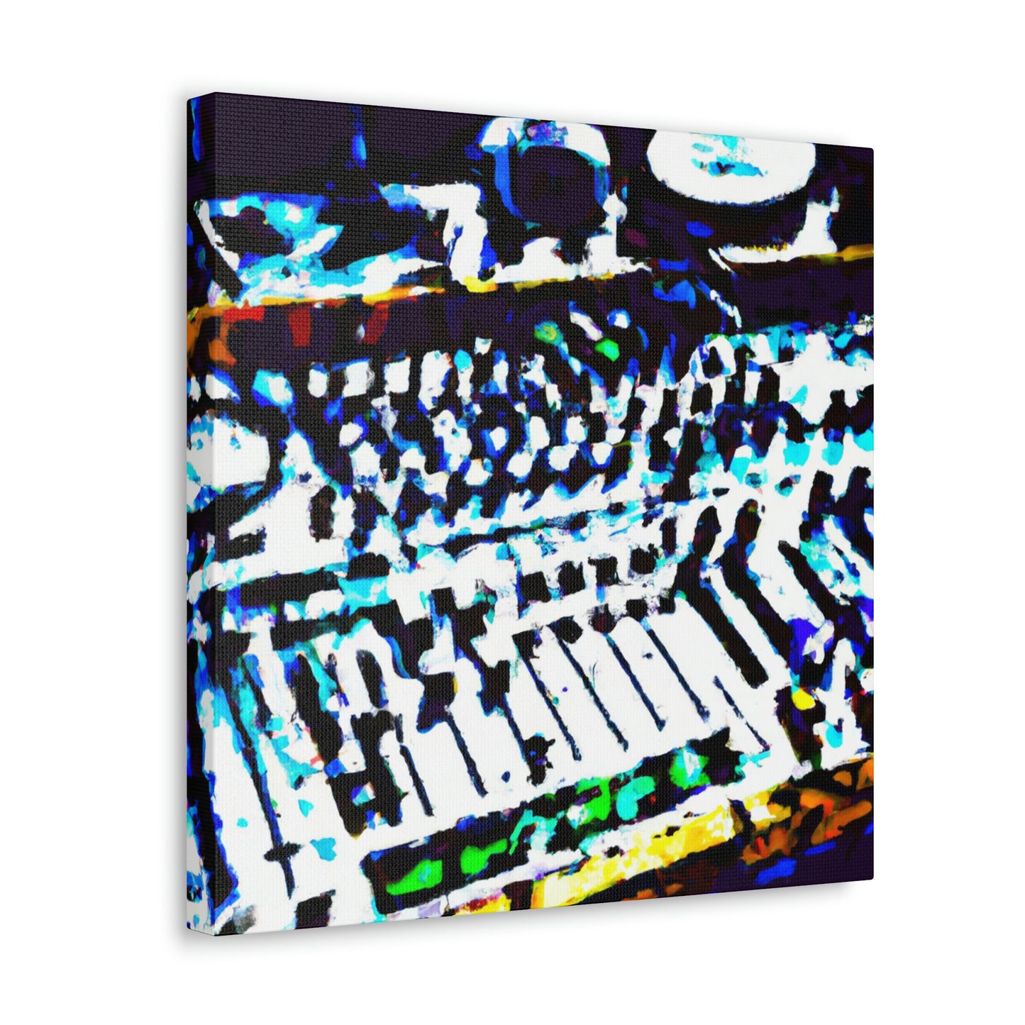 "Mixing Board Melodies" - Canvas