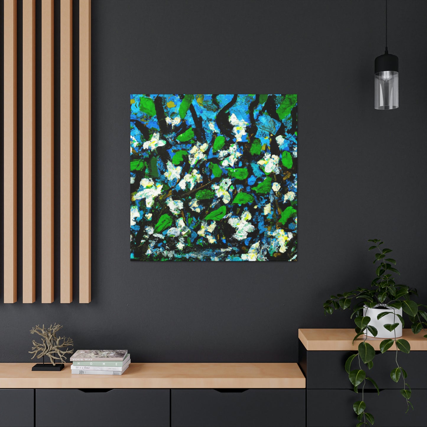 Jasmine's Colorful Frenzy - Canvas