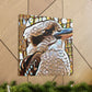 Kookaburra Pointillism - Canvas