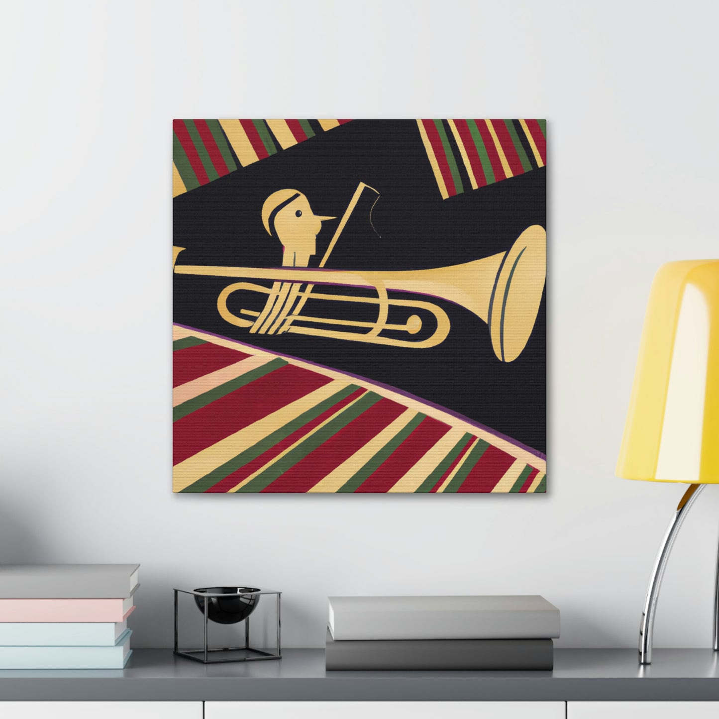 Resounding Jazz Trumpets - Canvas