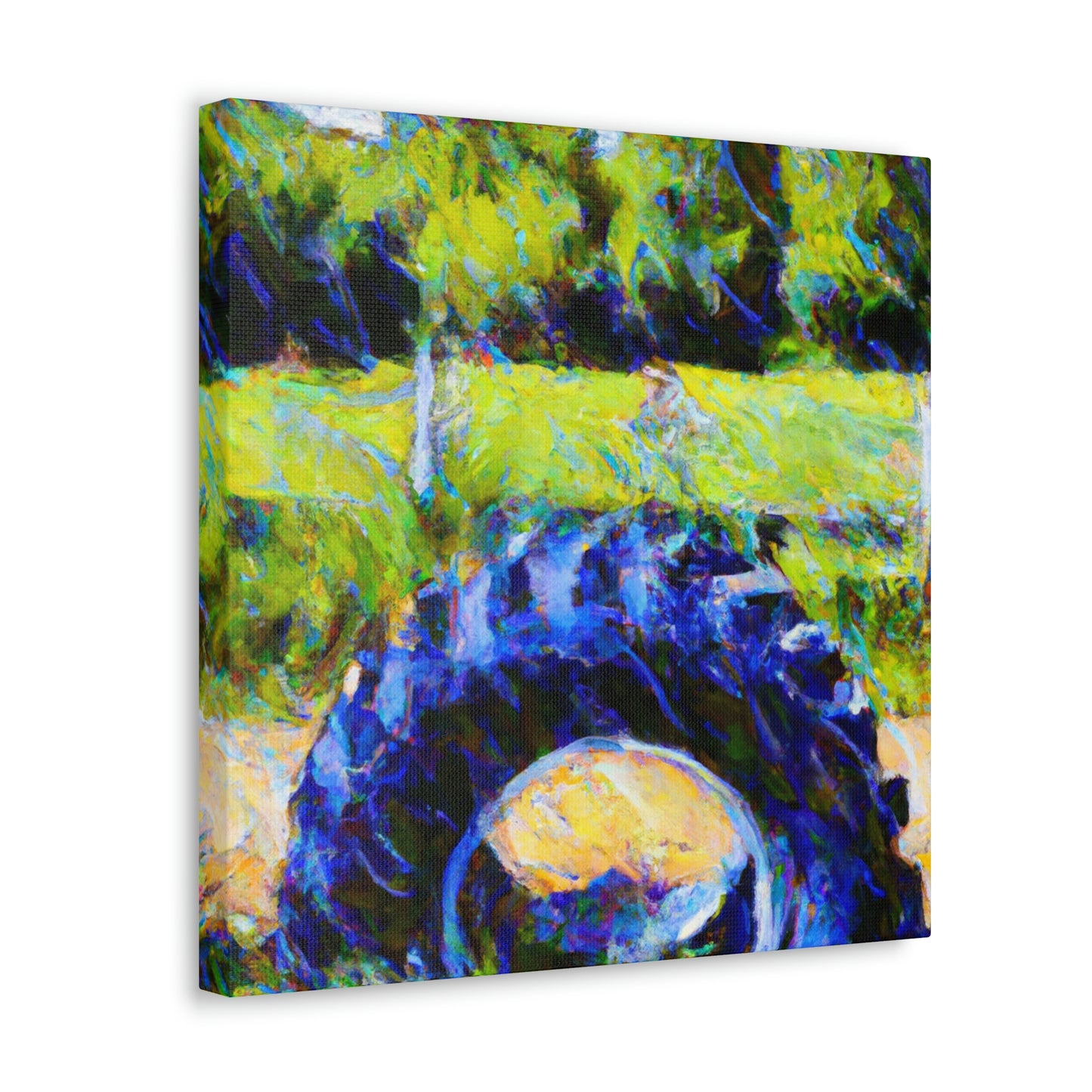 Tire in Impressionism - Canvas