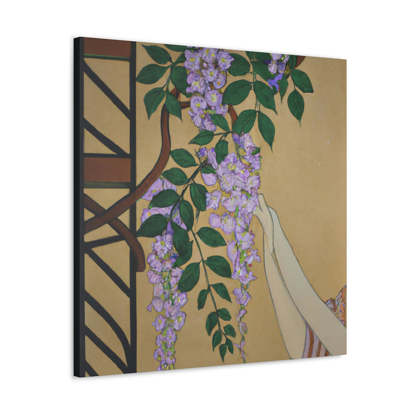 "Wisteria's Lavish Luster" - Canvas