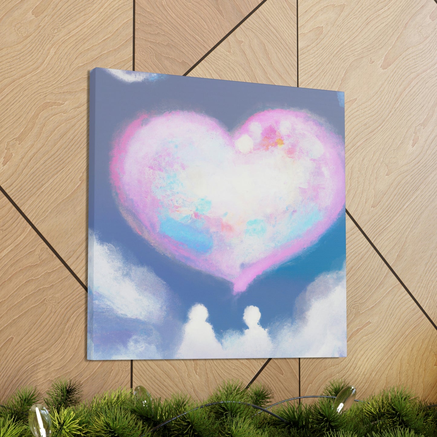 Hearts in Heaven's Clouds - Canvas