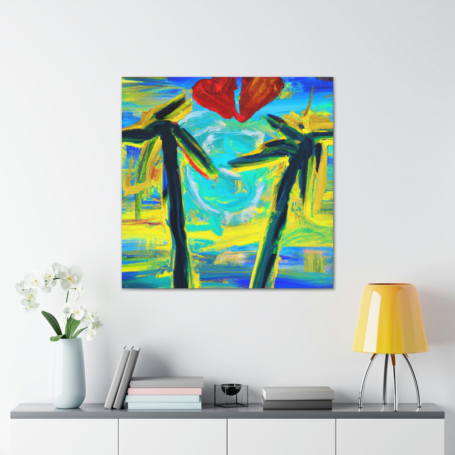 Lovely Palm Treescape - Canvas