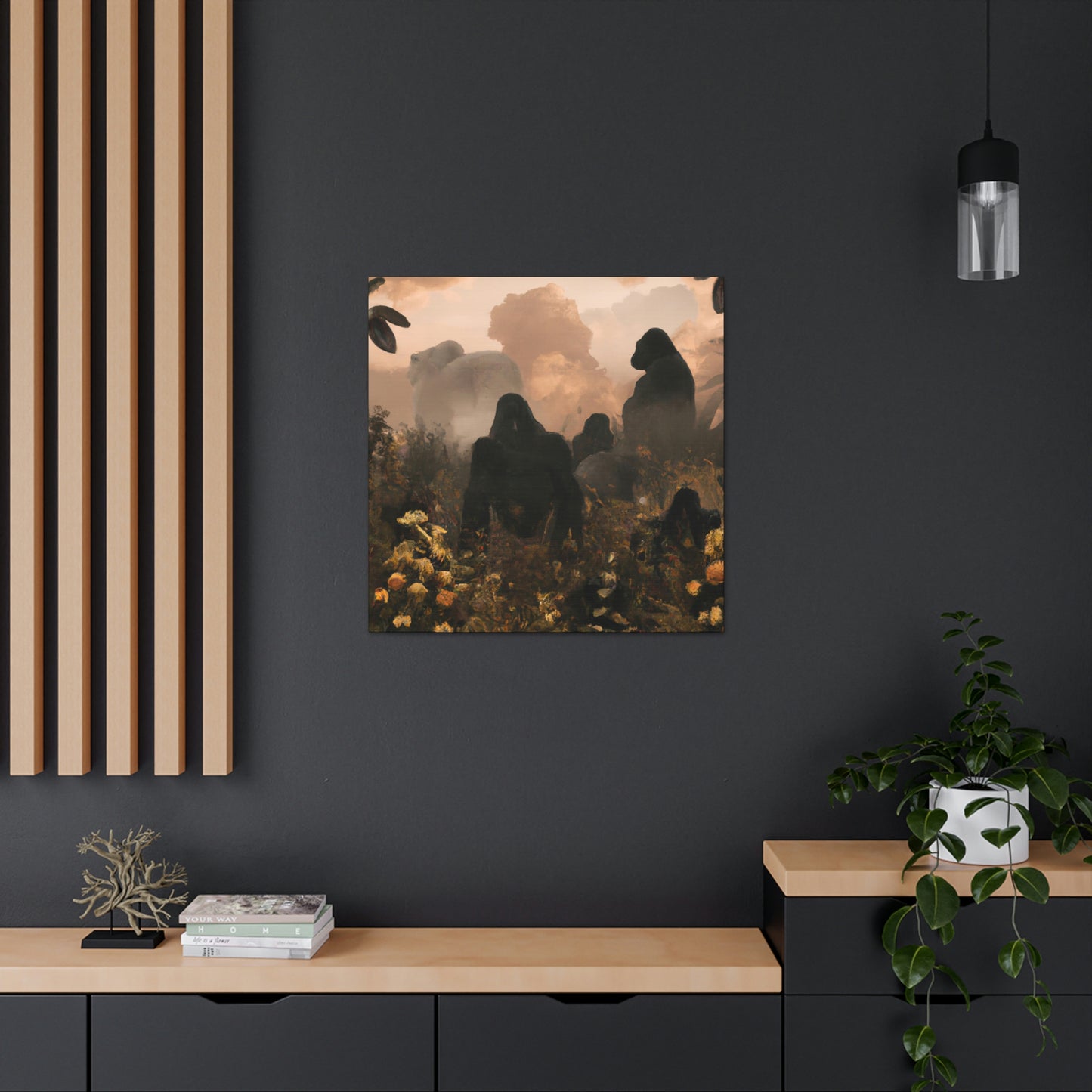 Gorilla in Gilded Frame - Canvas