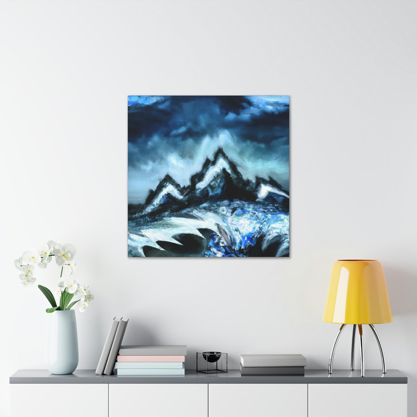 "Snowy Mountain Majesty" - Canvas