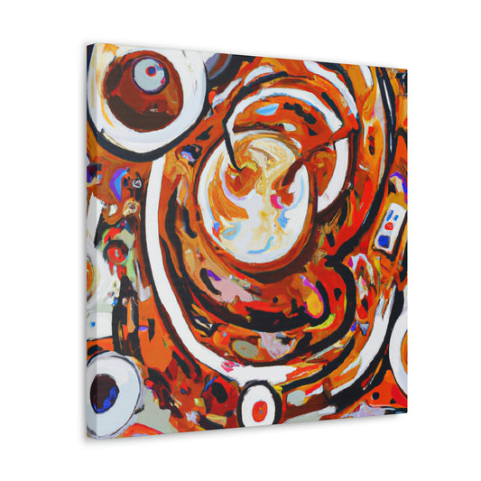 "Coffee in fluid movement" - Canvas