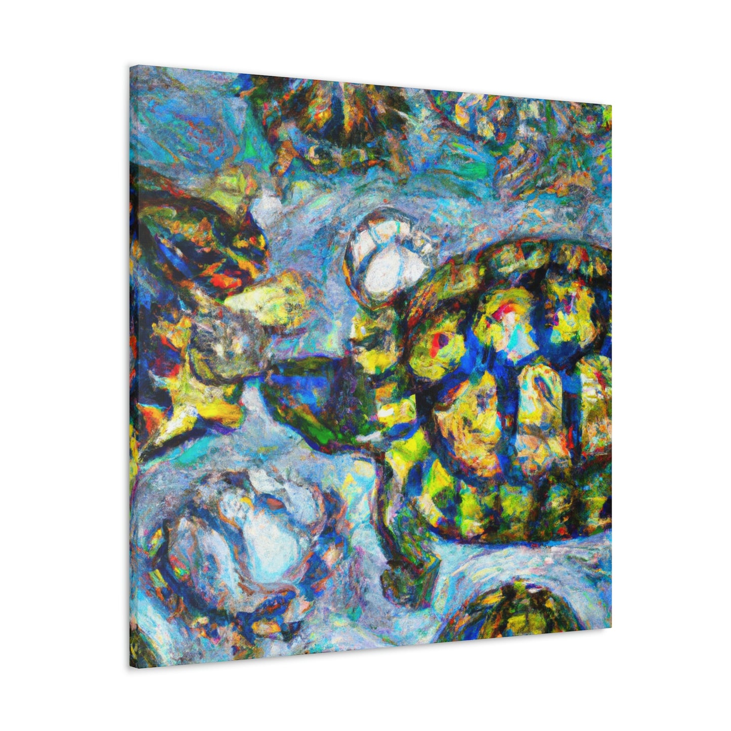 Turtles By Monet - Canvas