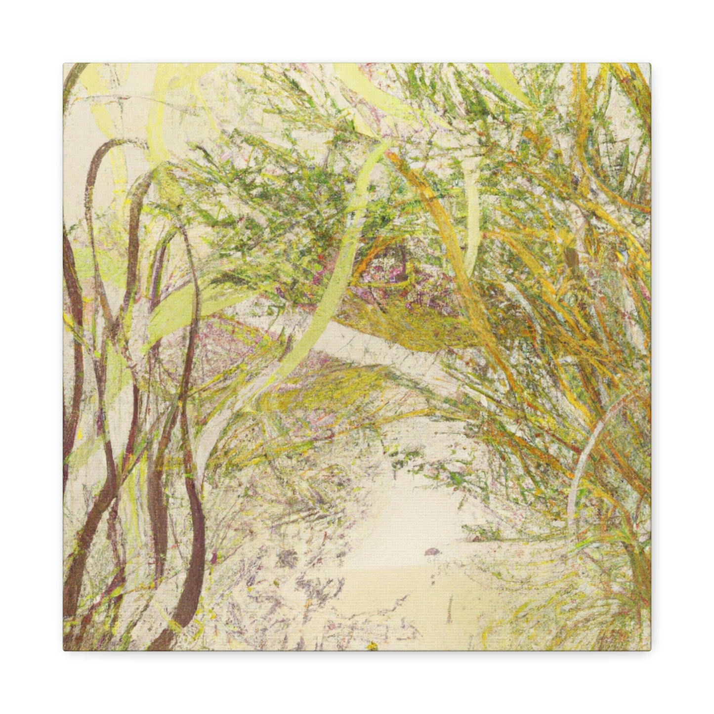 Willow Tree Abstracted - Canvas