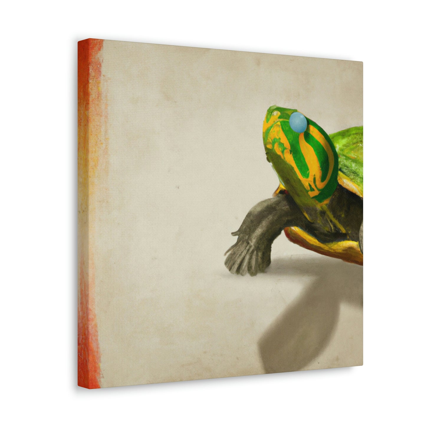 "Turtle in Simplicity" - Canvas