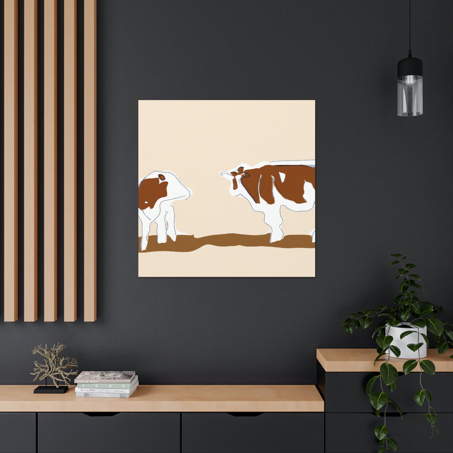 Cows in Simplicity - Canvas