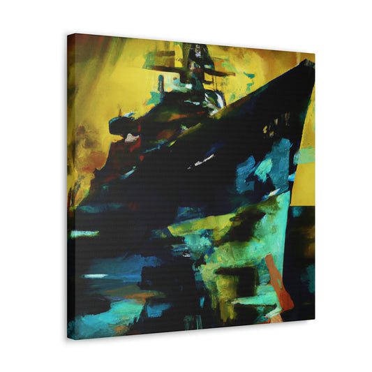 "Battleship at Dawn" - Canvas