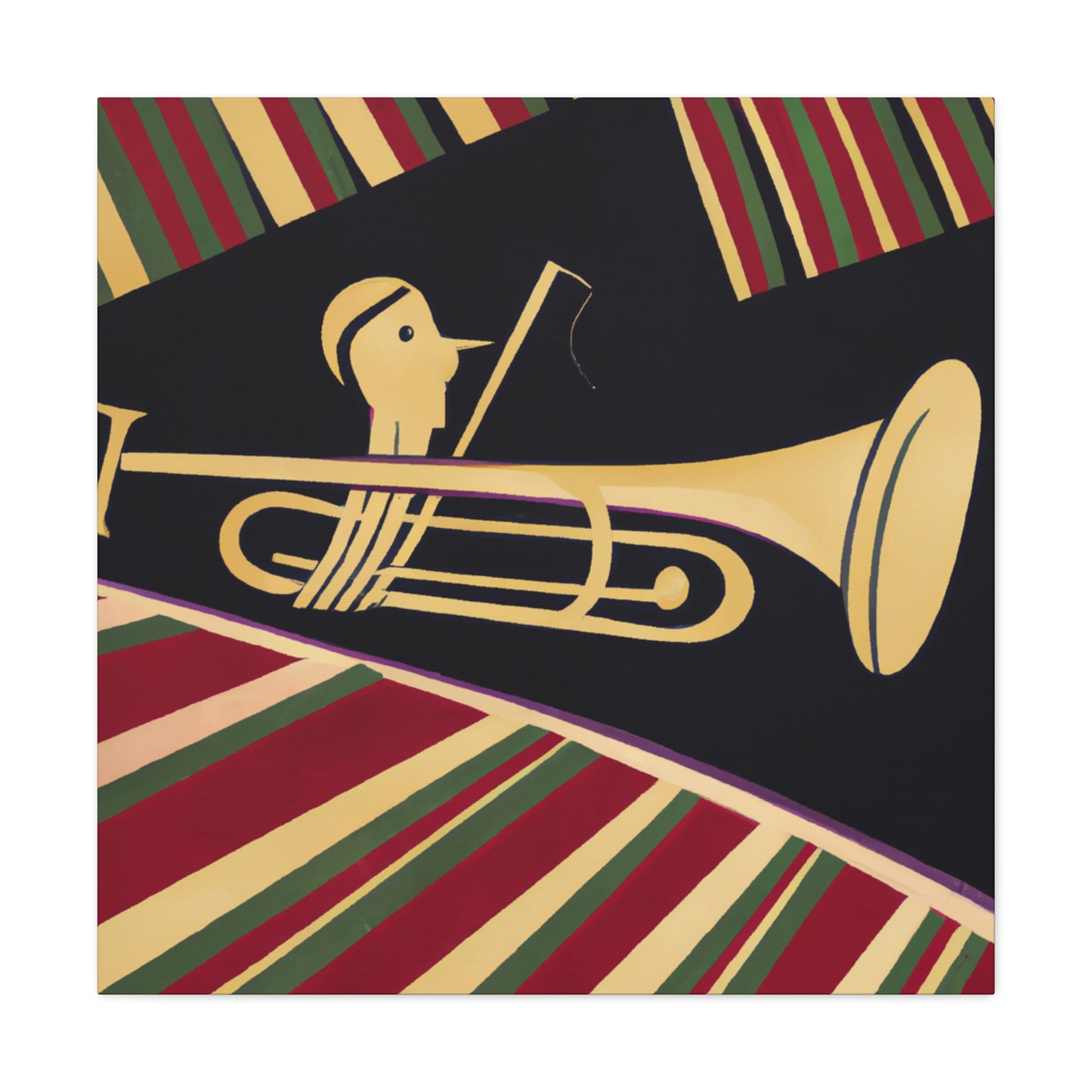 Resounding Jazz Trumpets - Canvas