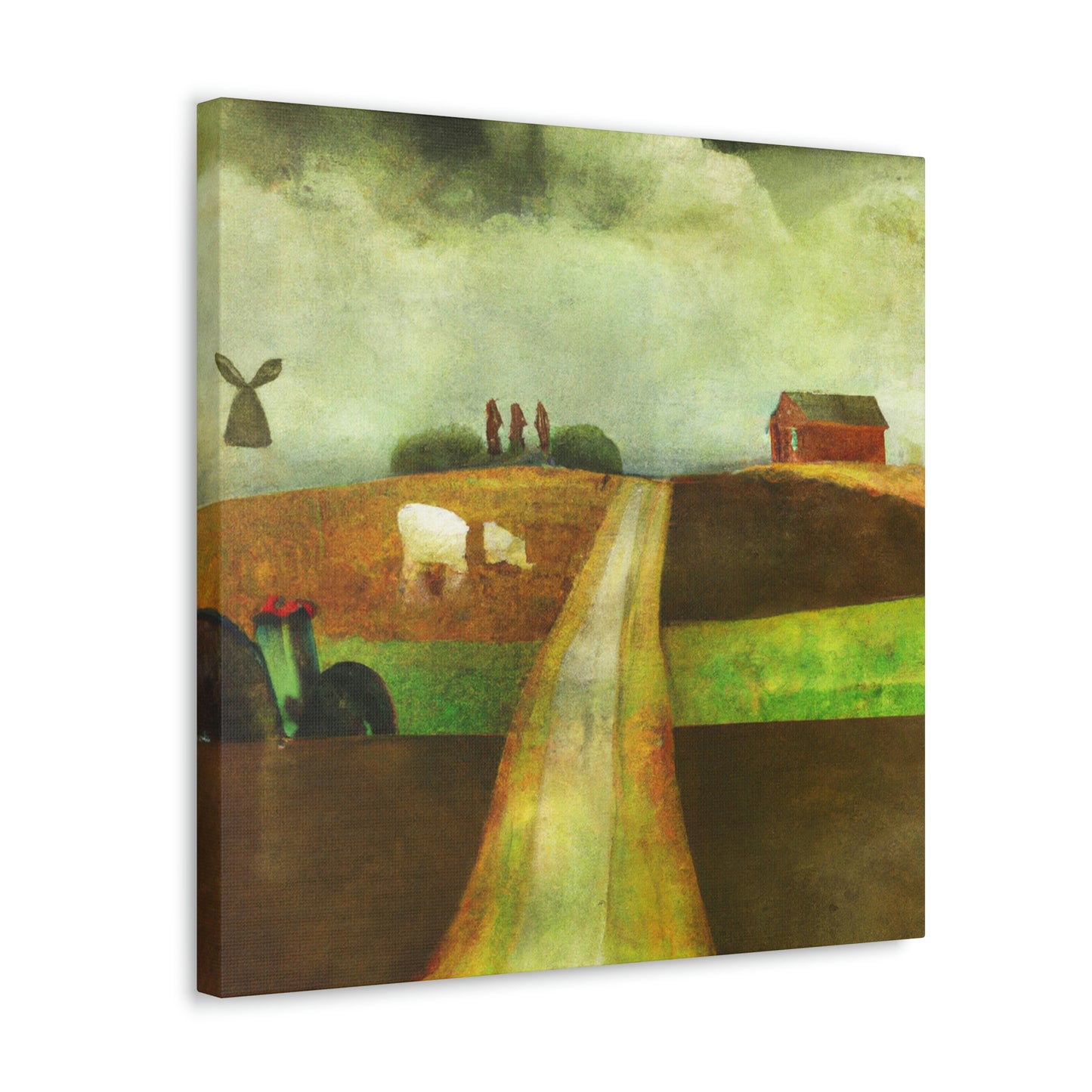 Country Road Dreamscape - Canvas