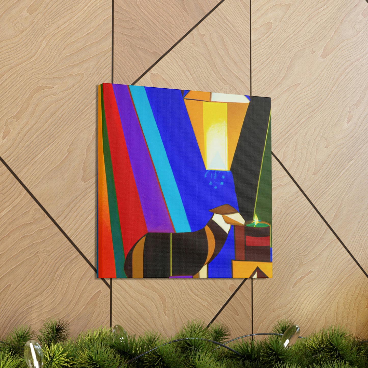 "Manger of Midnight Stars" - Canvas