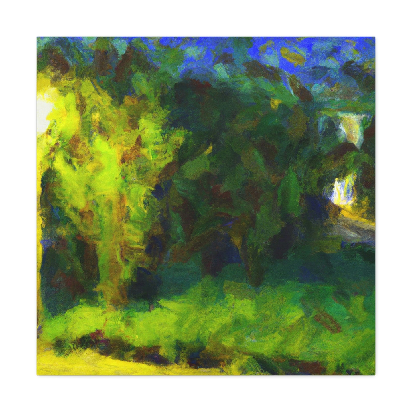 "Sunshine Through Verdure" - Canvas