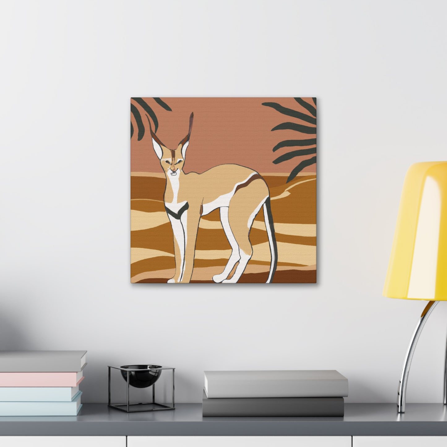 "Caracal's Deco Dream" - Canvas