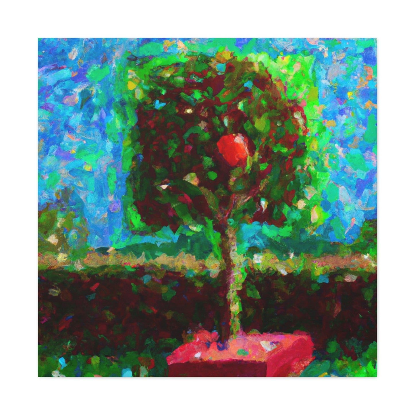 "Apple Tree Harvest Joy" - Canvas