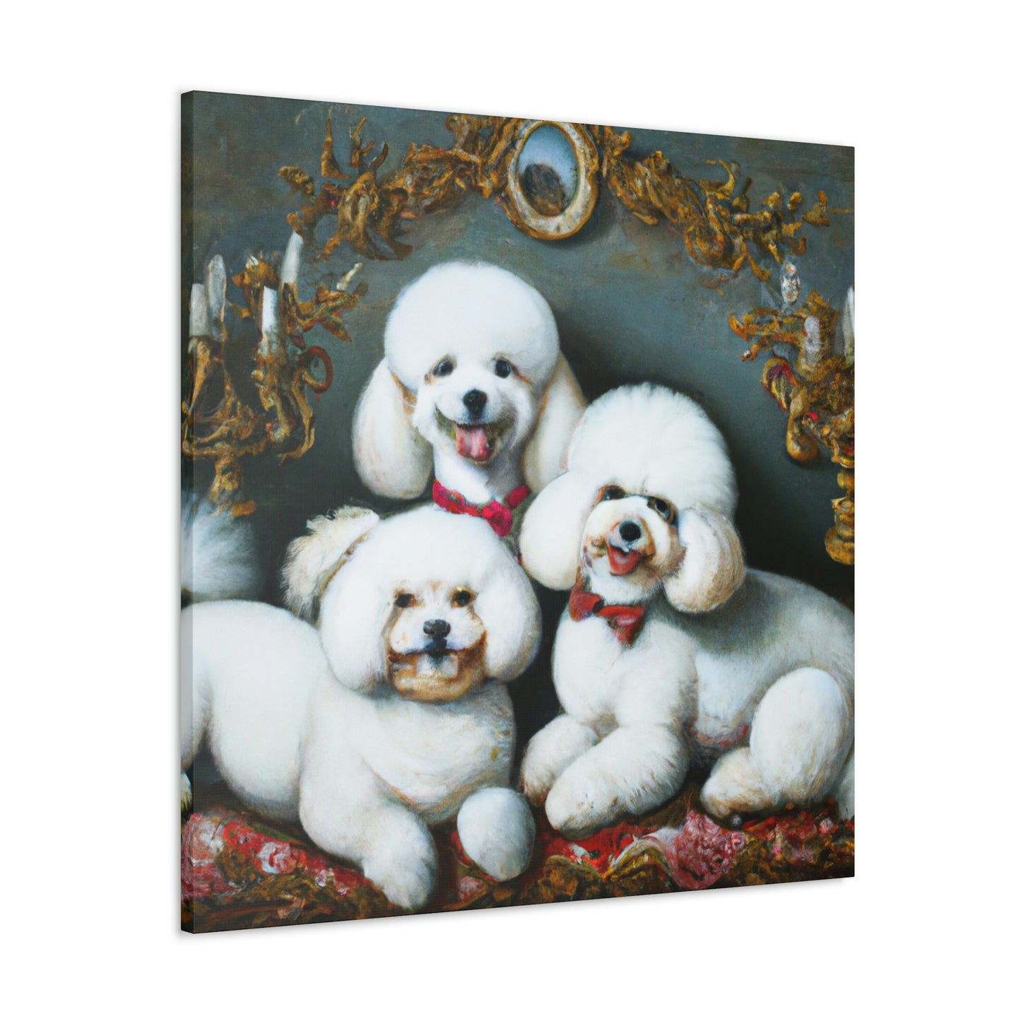 "Bichon Frise Palette" - Canvas