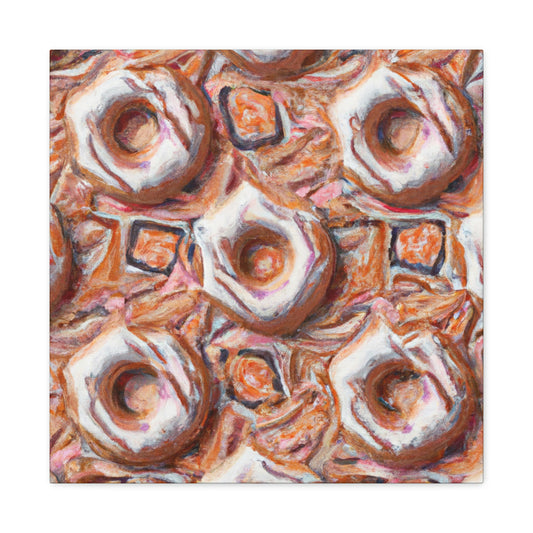 "Sugared Doughnut Delight" - Canvas