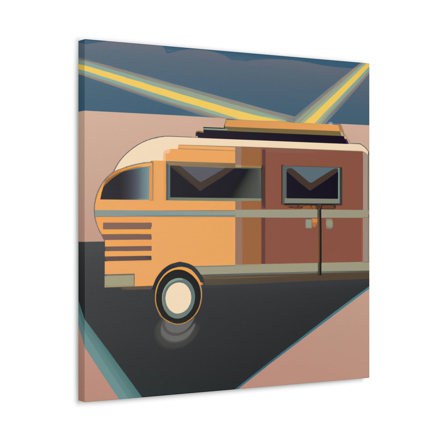 "Camper Van Jubilee" - Canvas