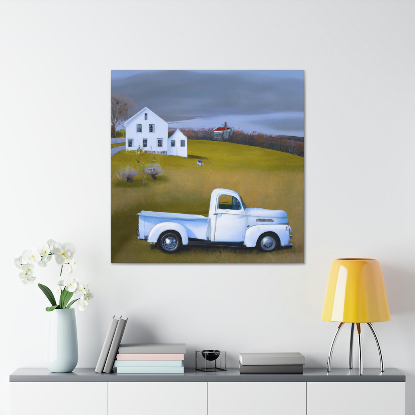 "Old Pickup Surreality" - Canvas