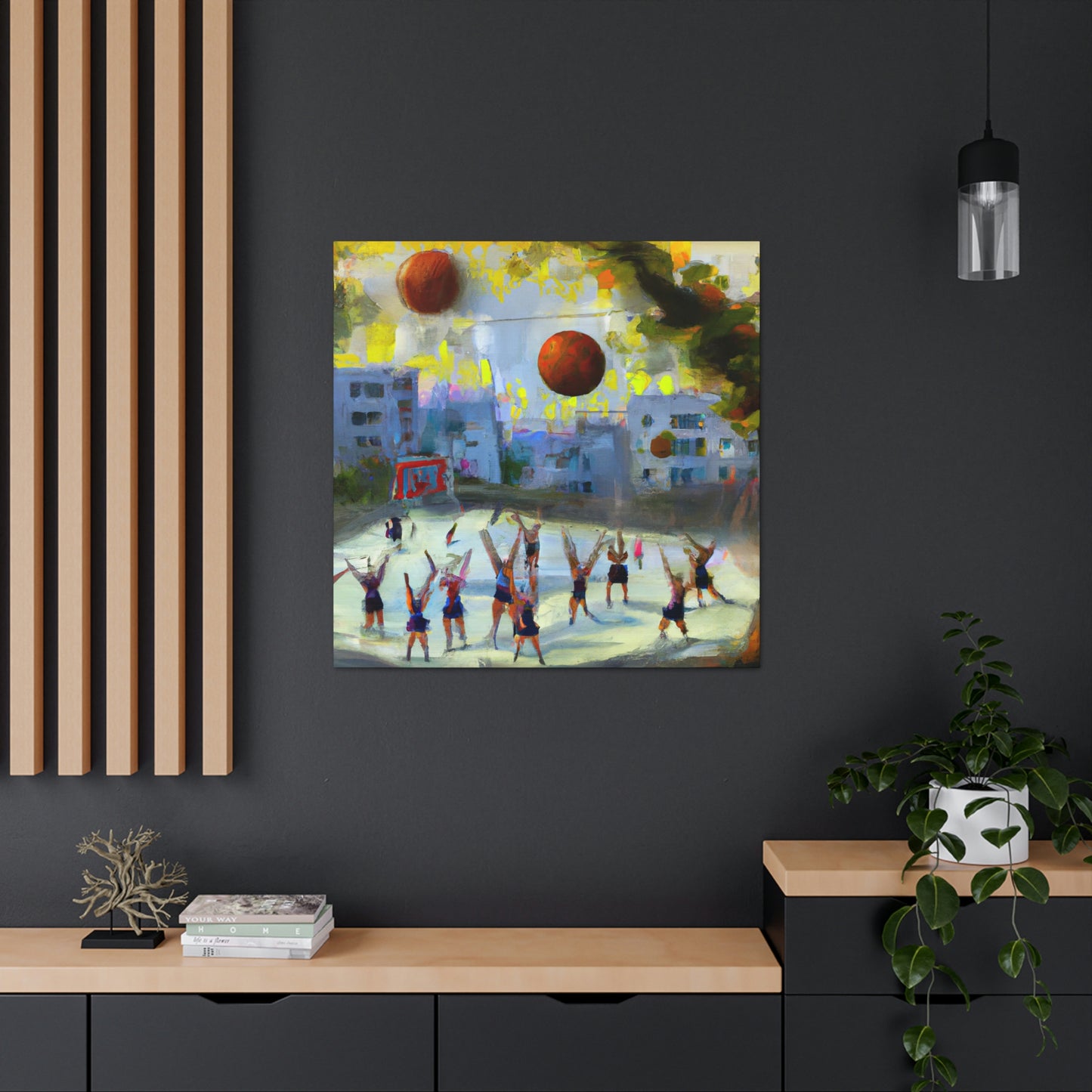 Volleyball Vibrancy Vitality - Canvas