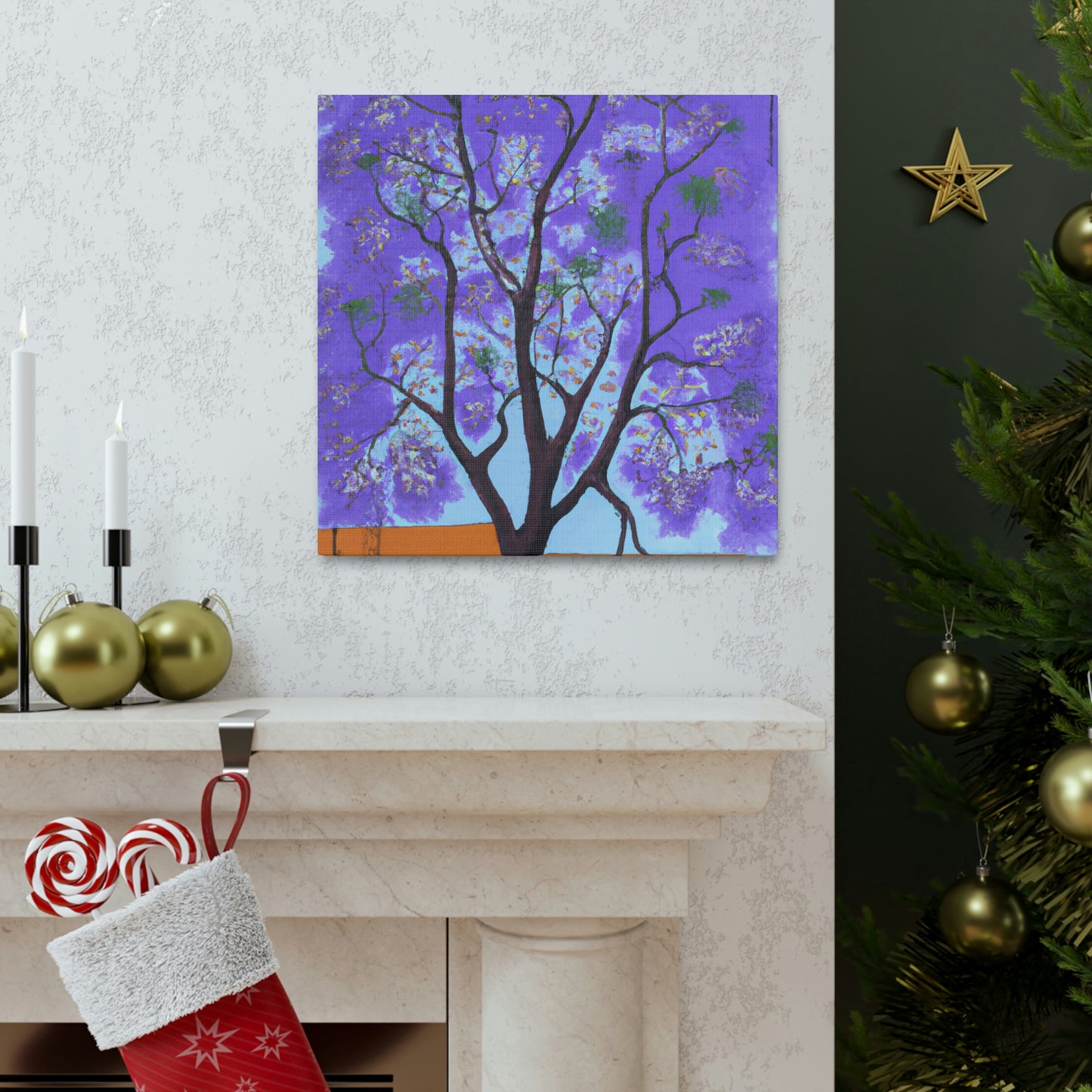 Cascading Jacaranda Joy - Canvas