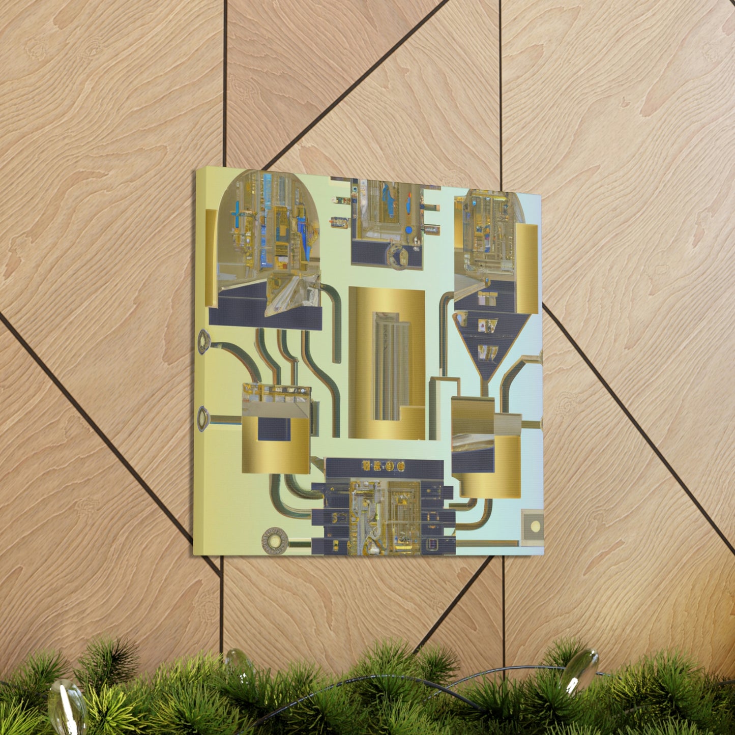 Microchips of Mystery - Canvas