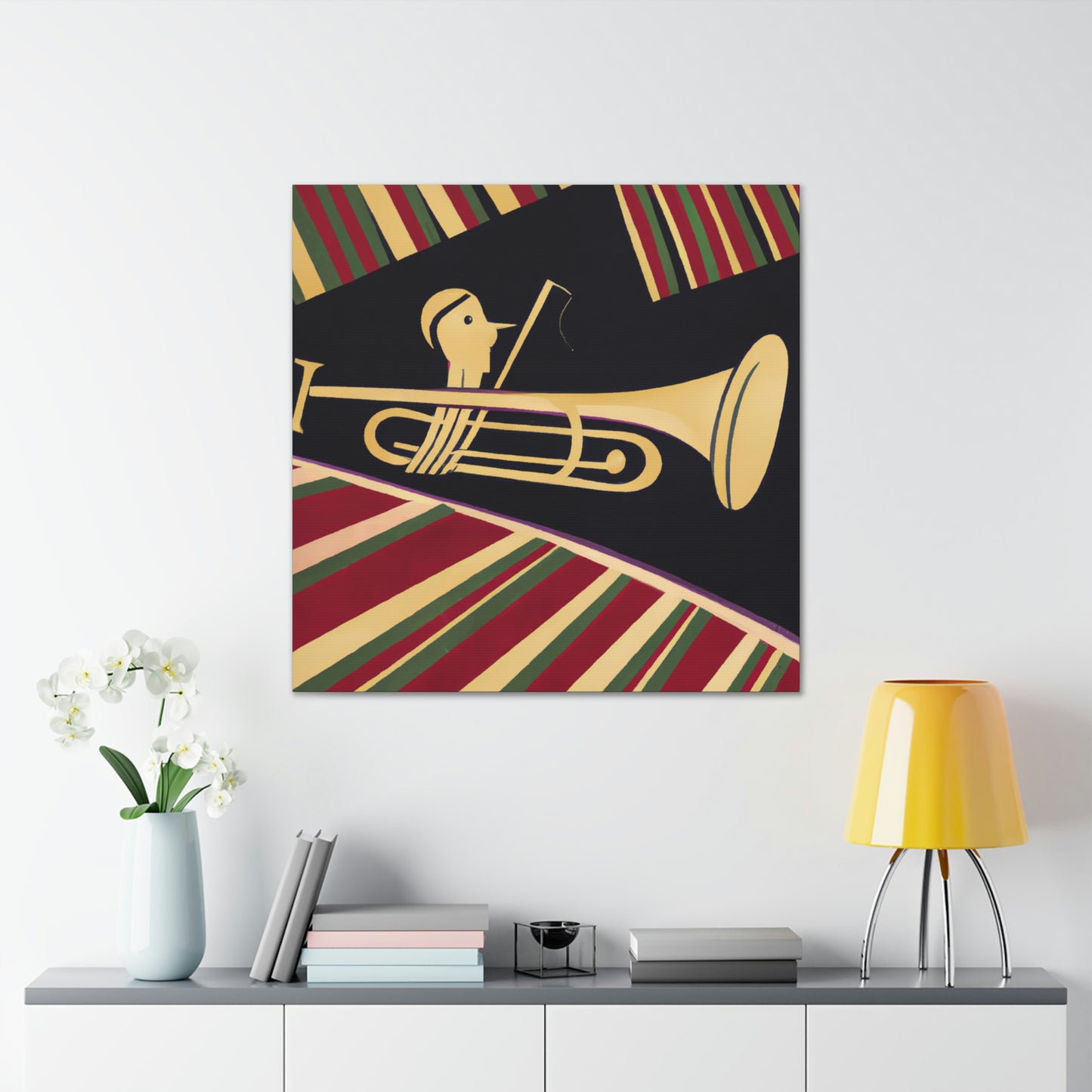 Resounding Jazz Trumpets - Canvas