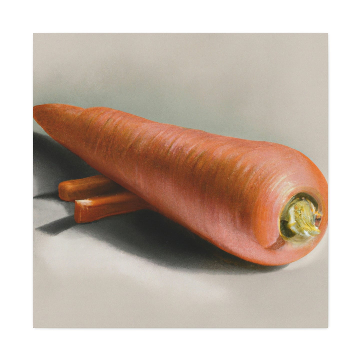 "Carrot Hyperrealism Dream" - Canvas