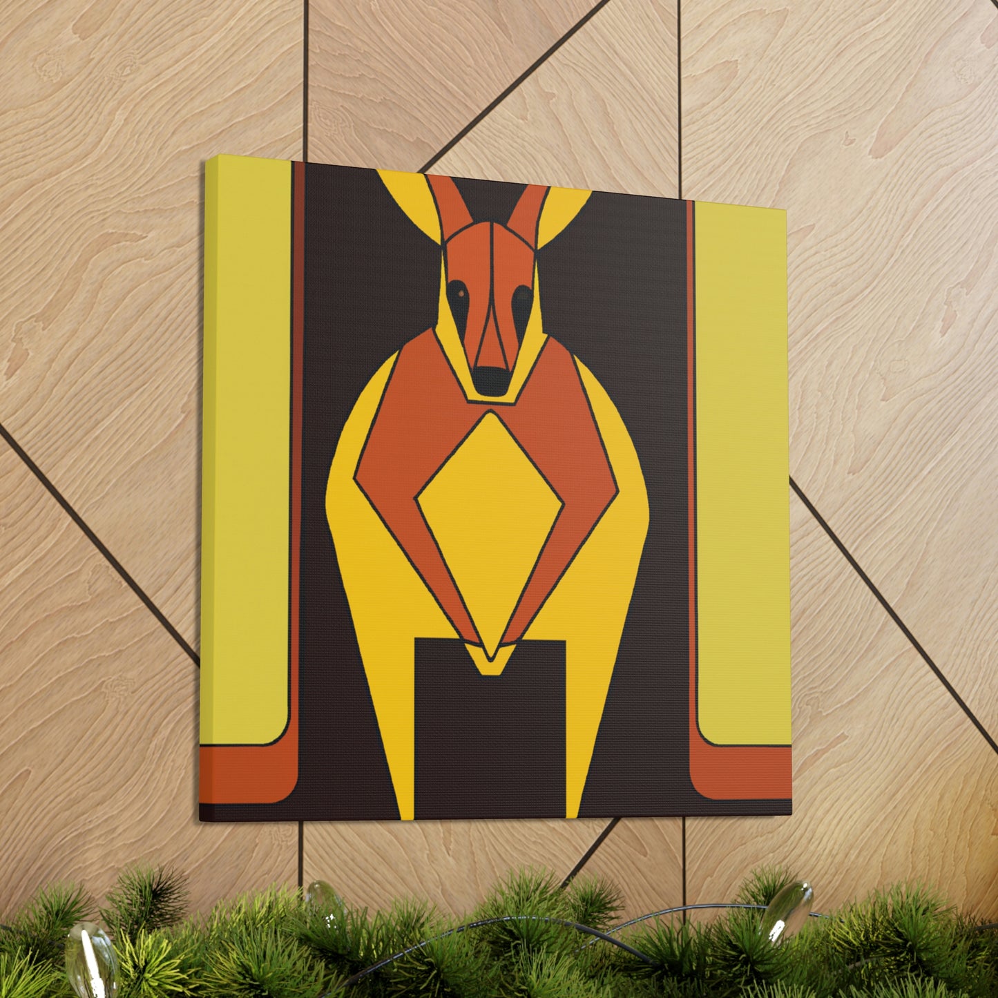 "Waltzing Wallaby Wonders" - Canvas