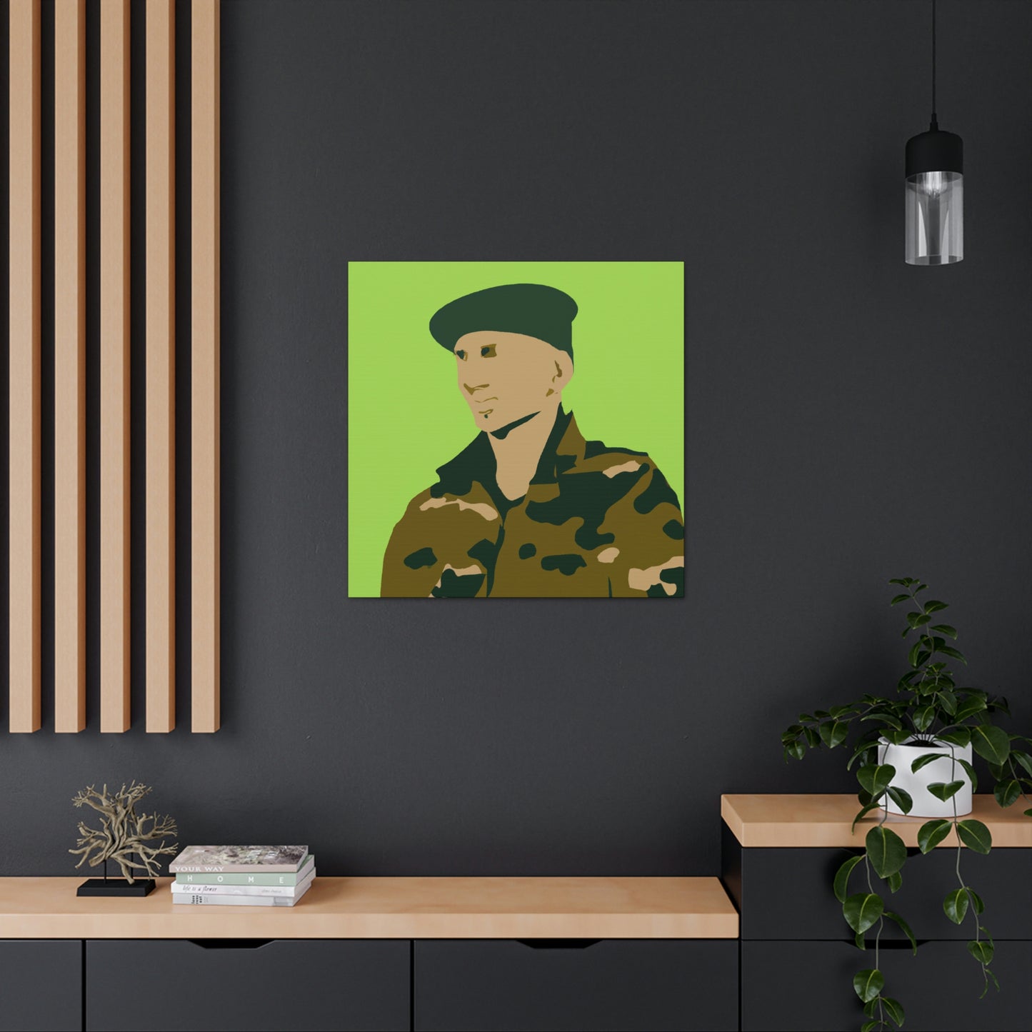 "Honoring The Supply Sergeant" - Canvas