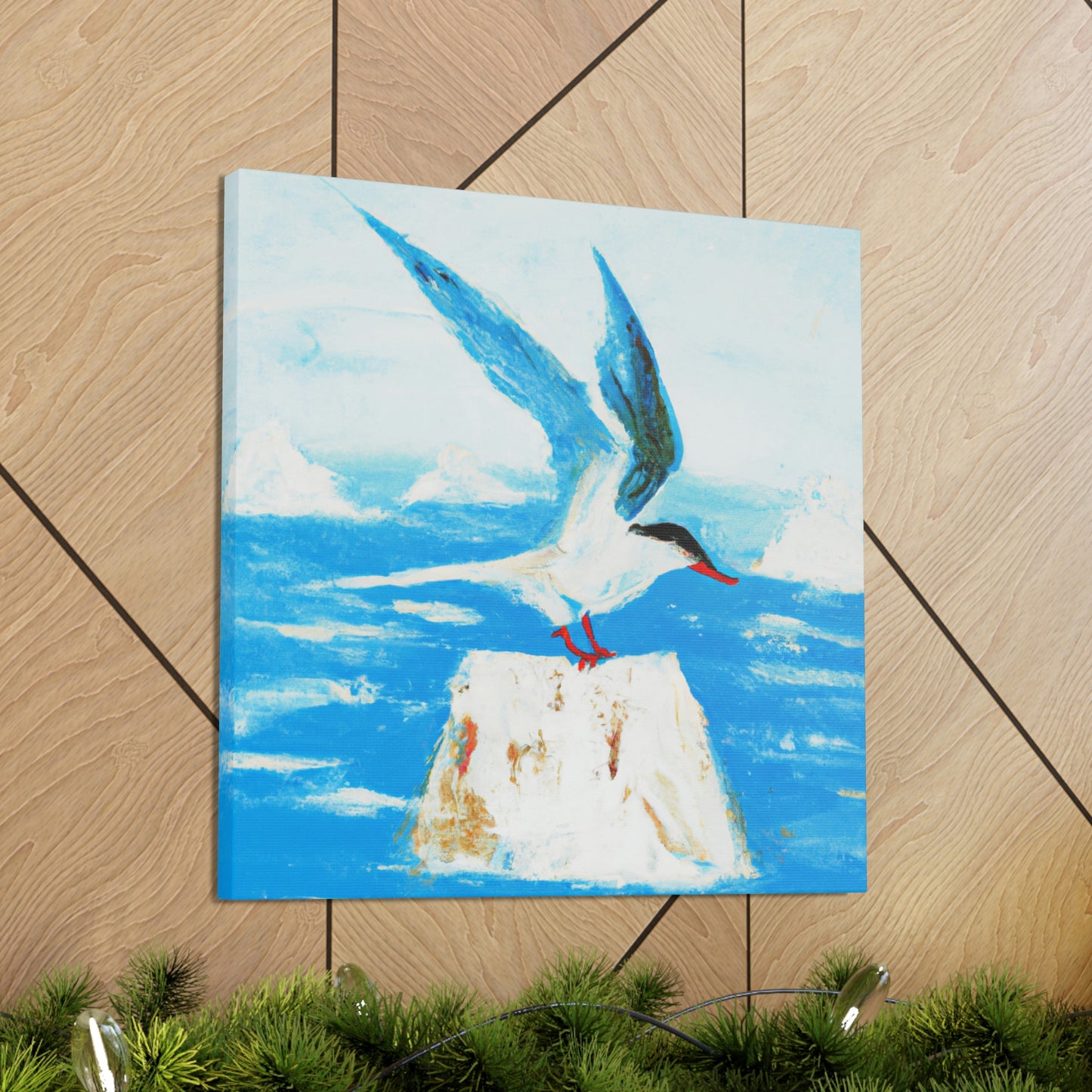 Terns in Serene Flight - Canvas