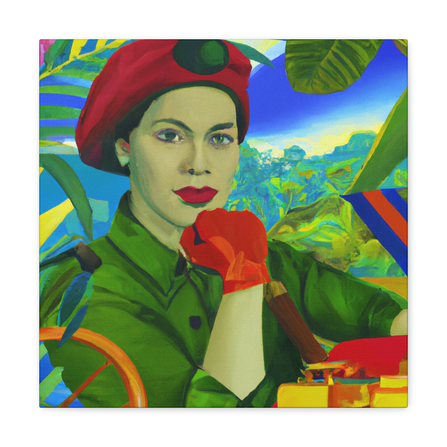 "Rosie the Riveter Reframed" - Canvas