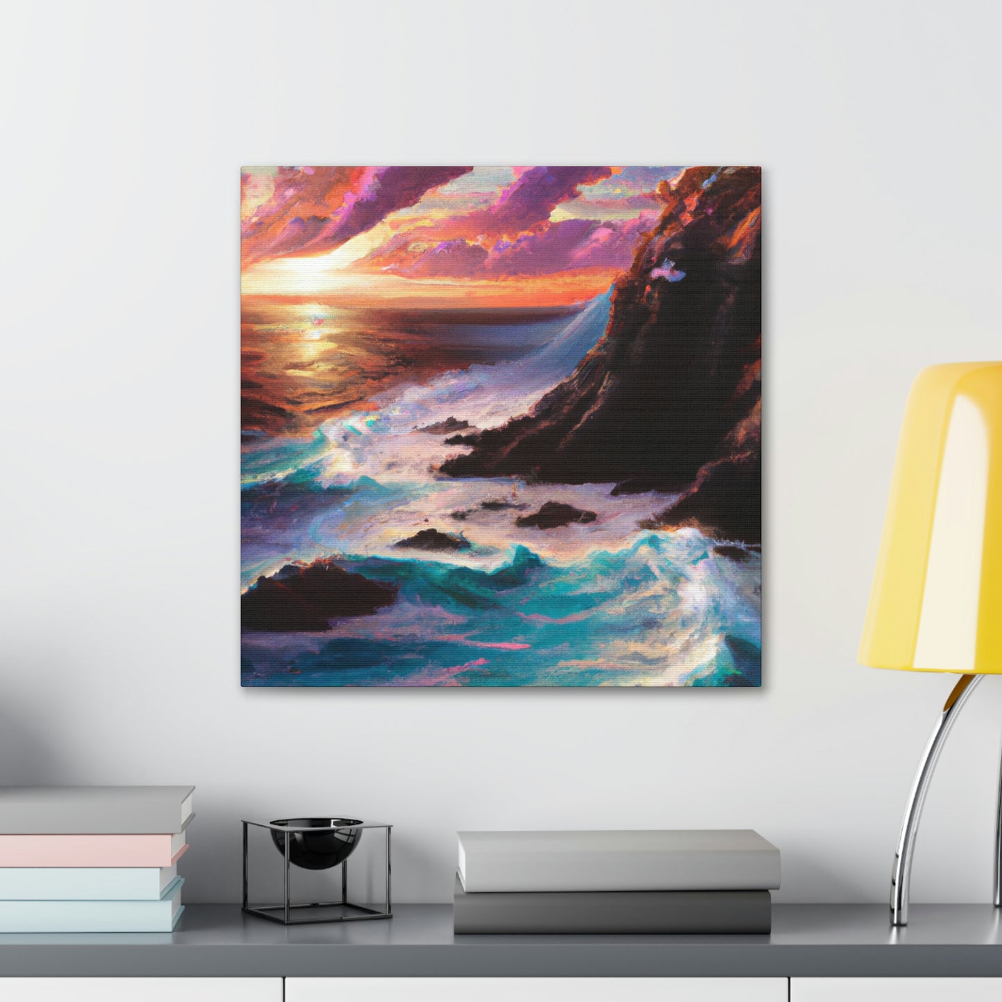 Sculpted Sublime Sunrise - Canvas