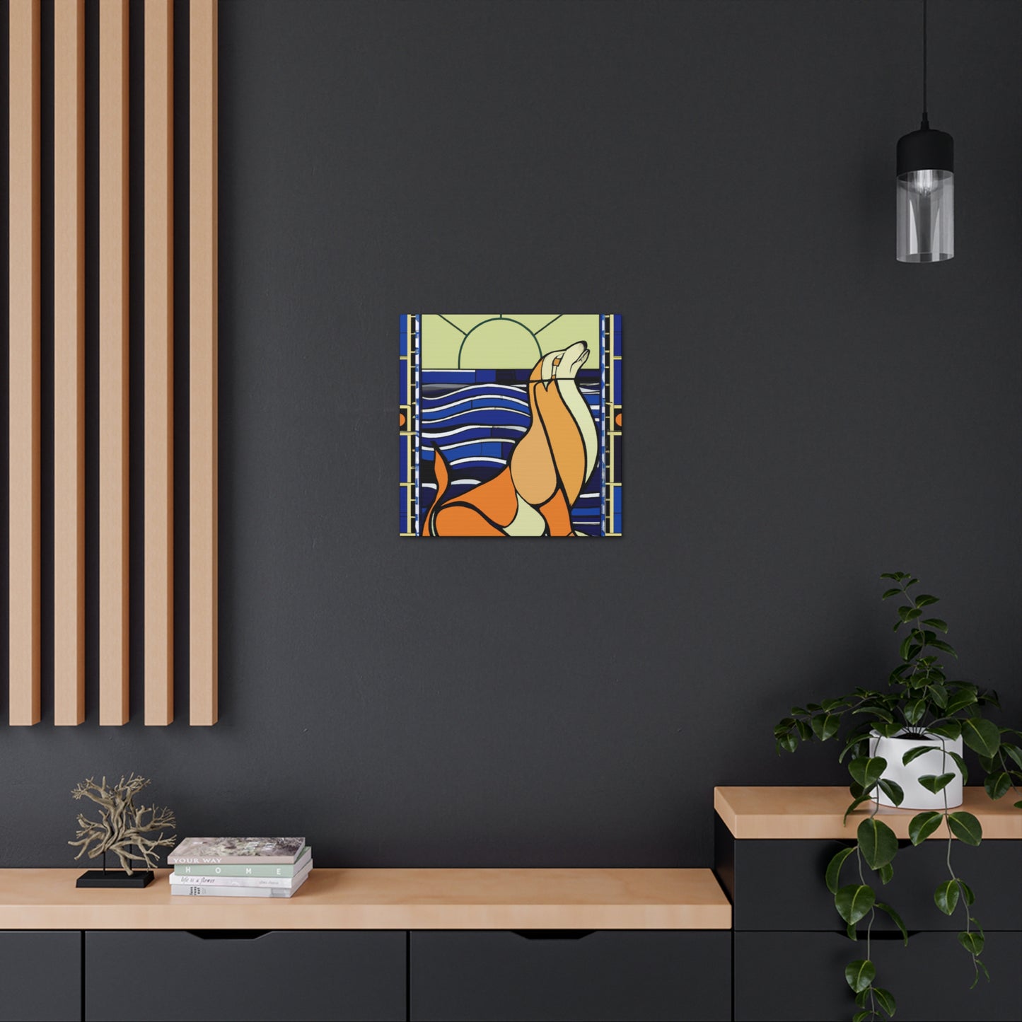 Luminous Sea Lion Glow - Canvas