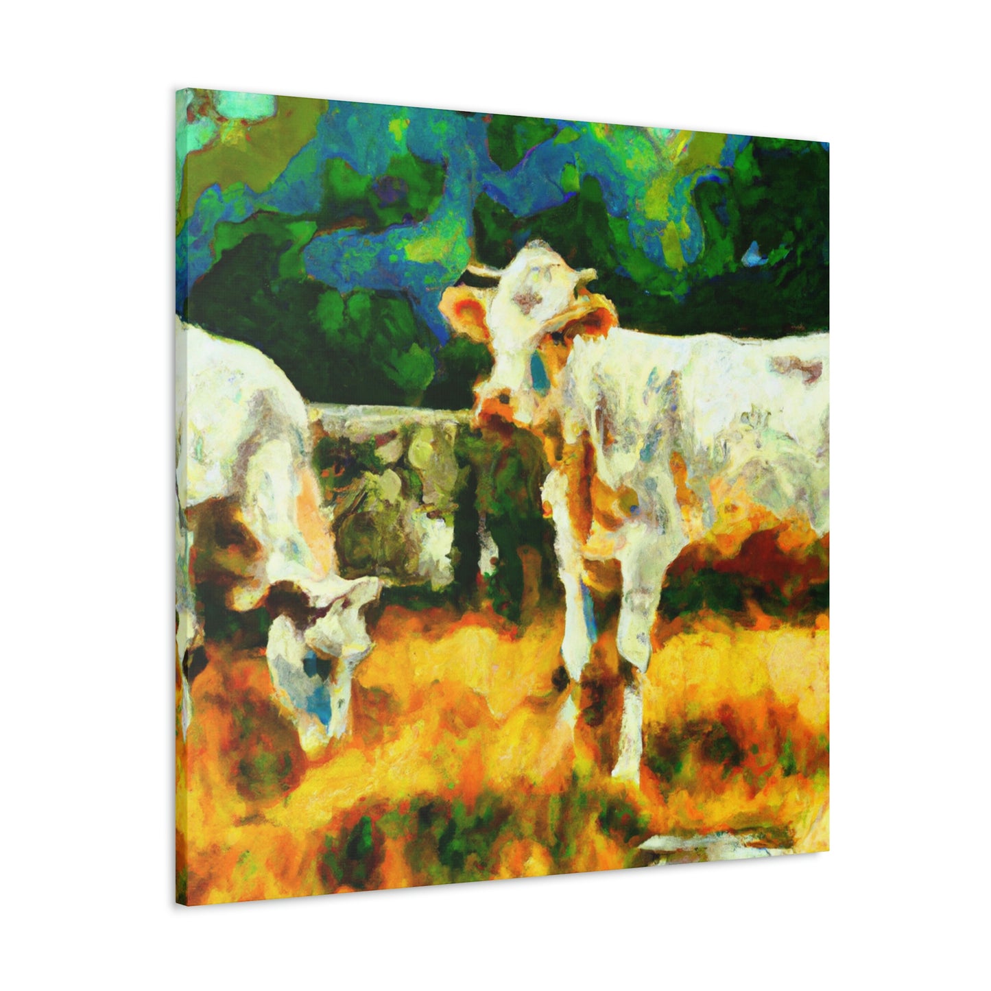 "Jersey Cow Visionary" - Canvas