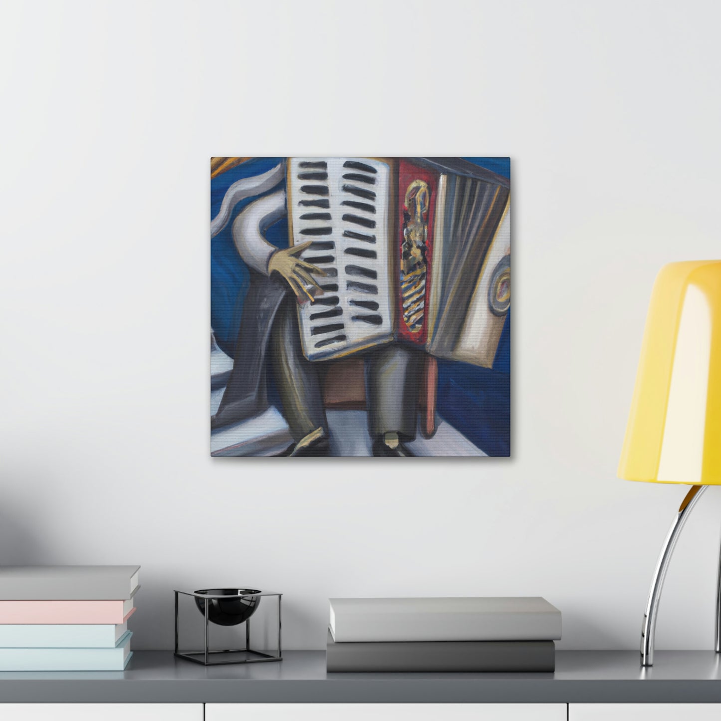 "Accordion in Surrealism" - Canvas