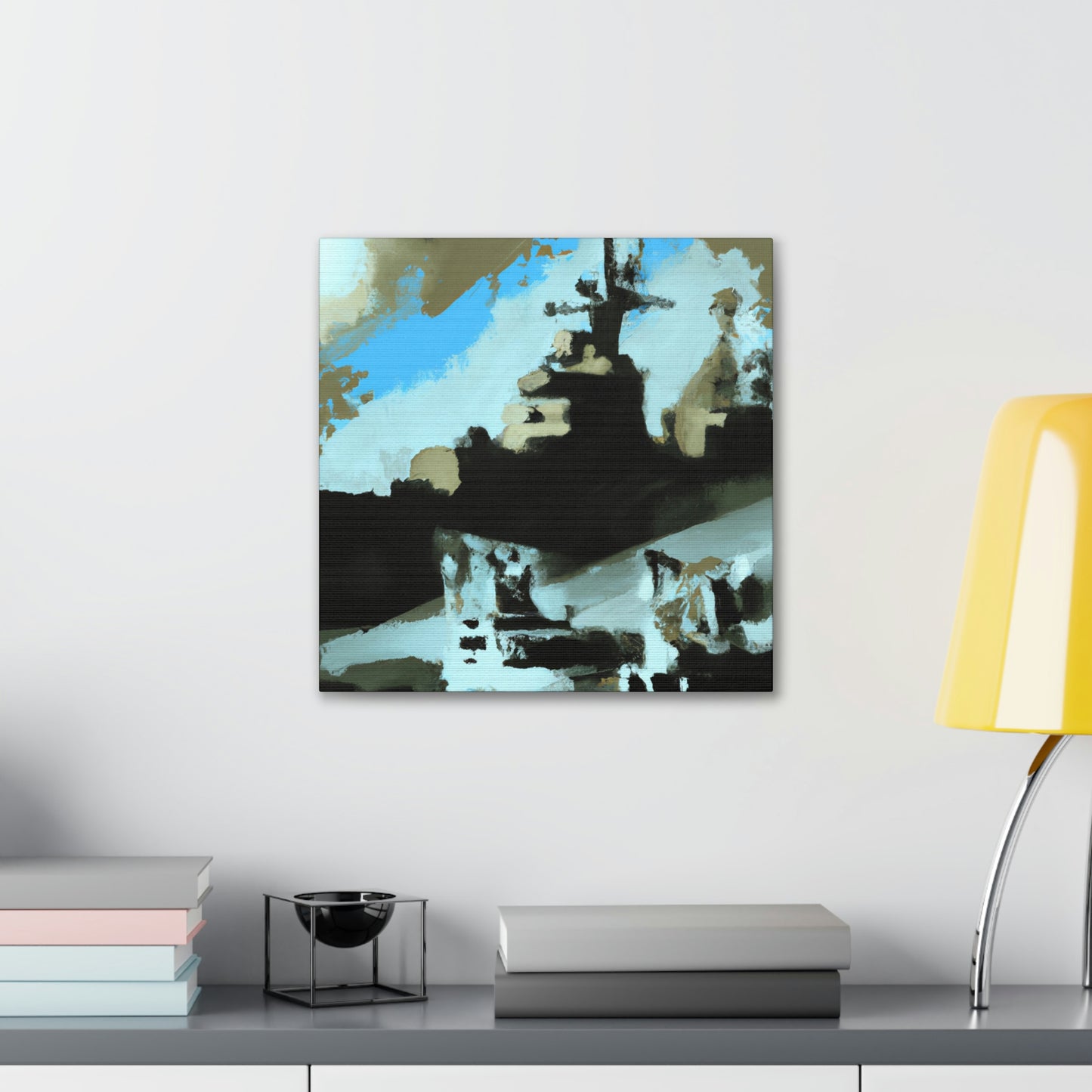 "The Battleship Battle" - Canvas