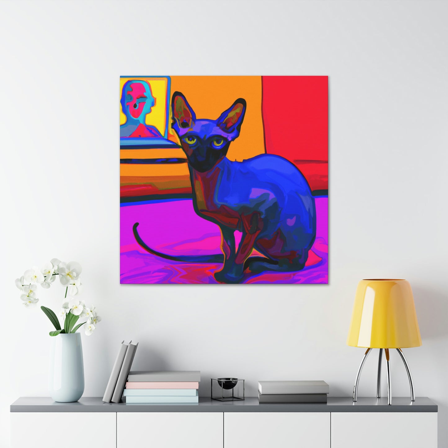 Sphynx in Fauvism - Canvas