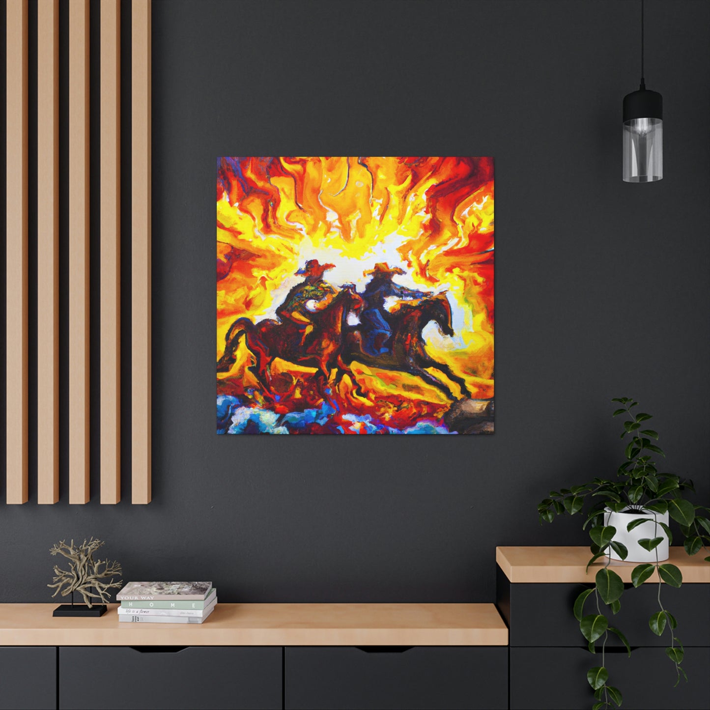 "Cattle Herd Trailblazers" - Canvas