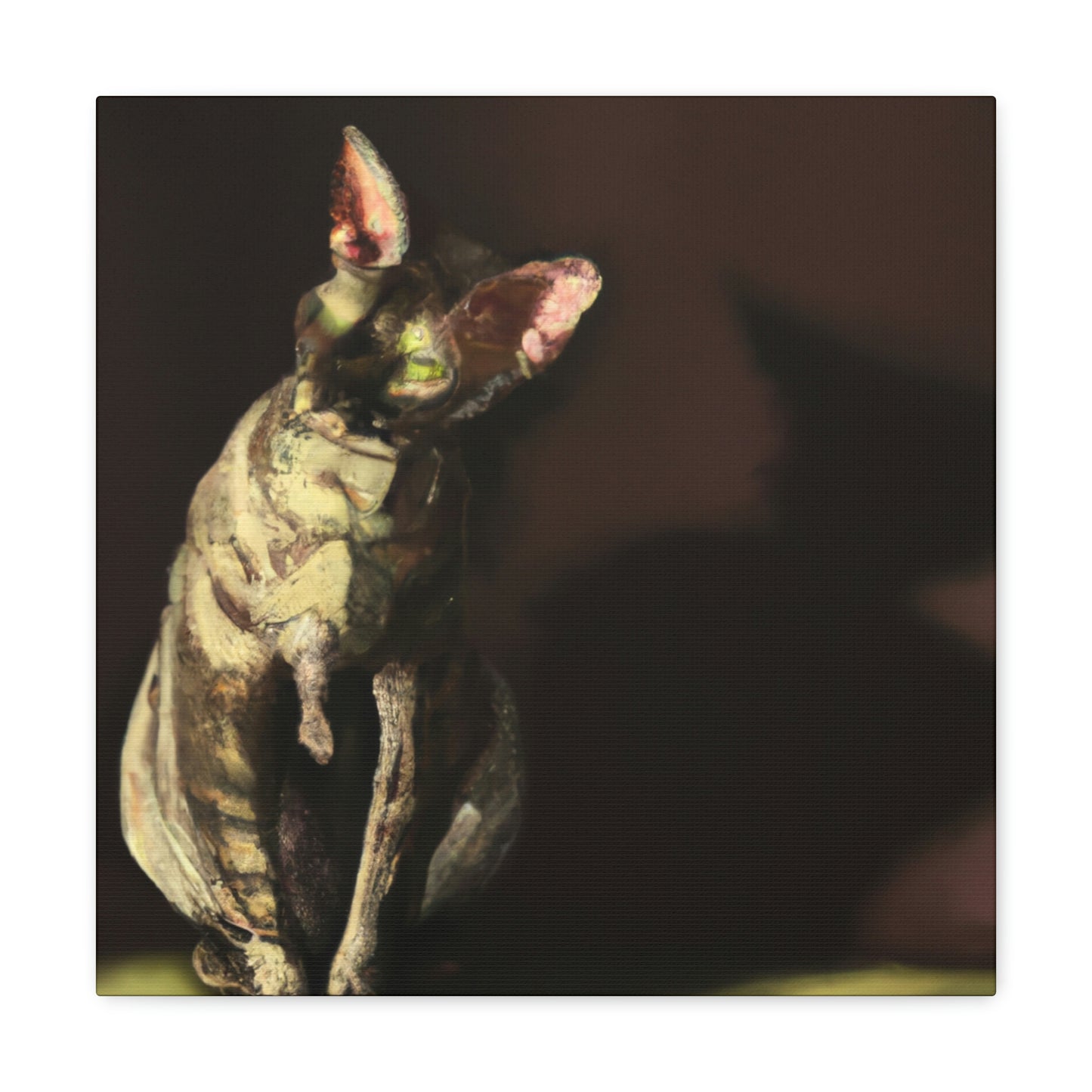 "Devon Rex Minimalism" - Canvas