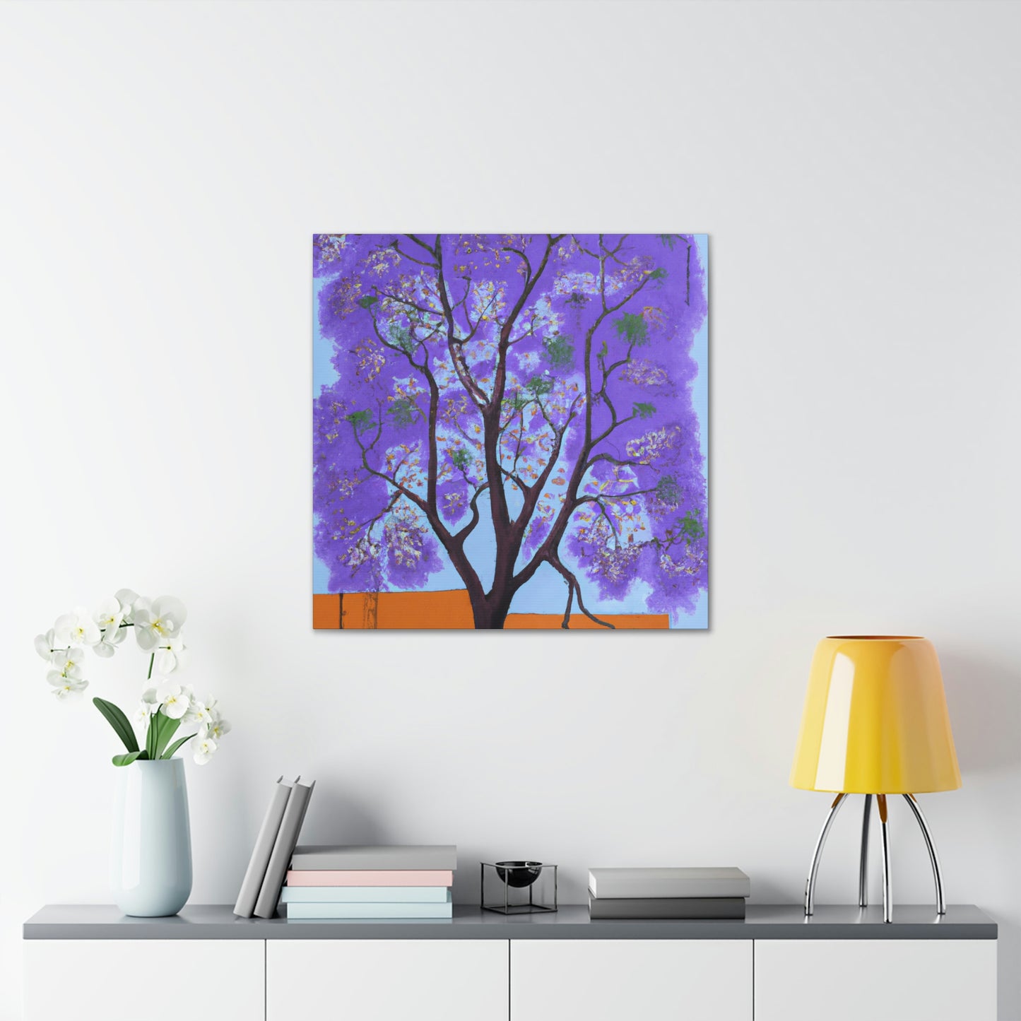 Cascading Jacaranda Joy - Canvas