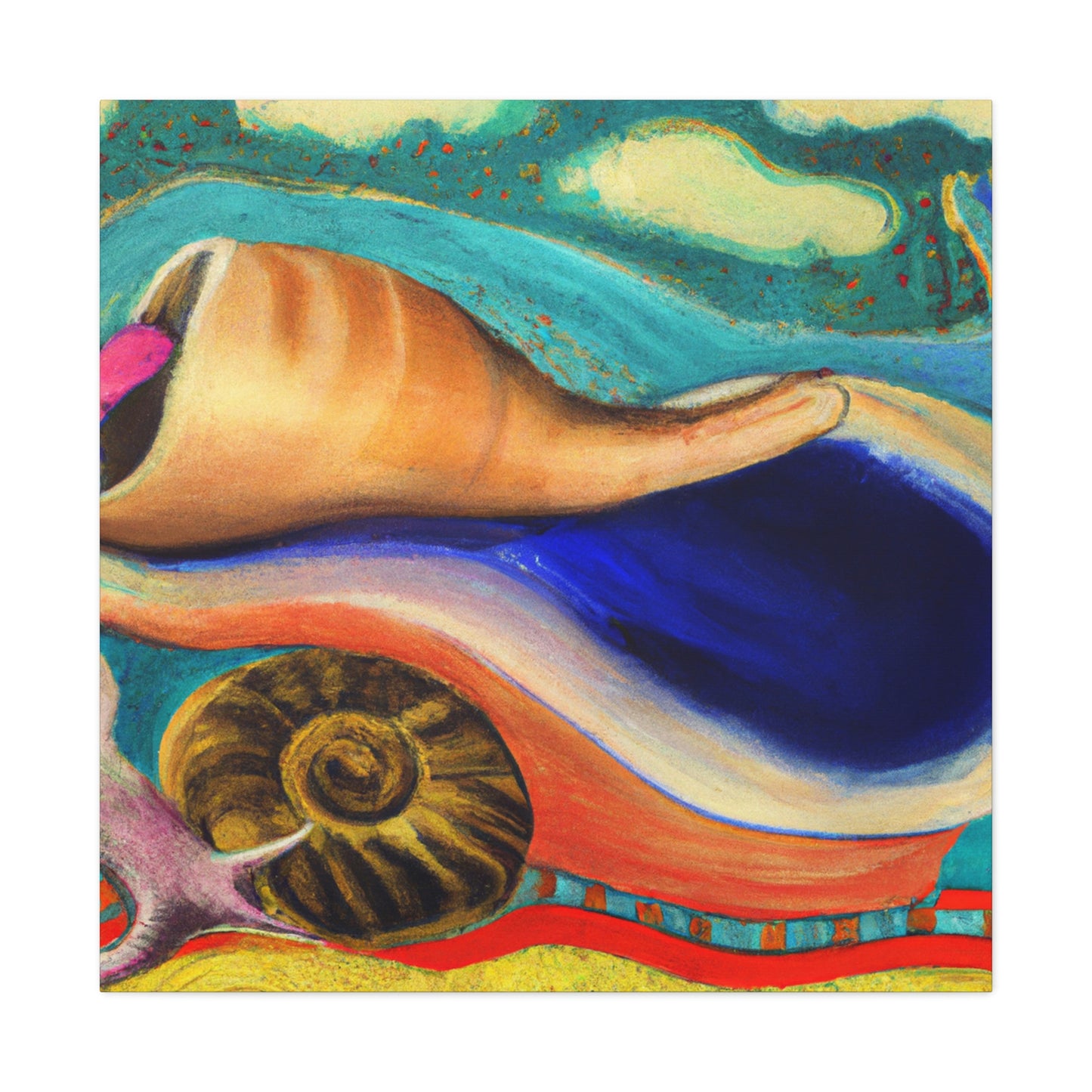 "Sea Shell Symphony" - Canvas