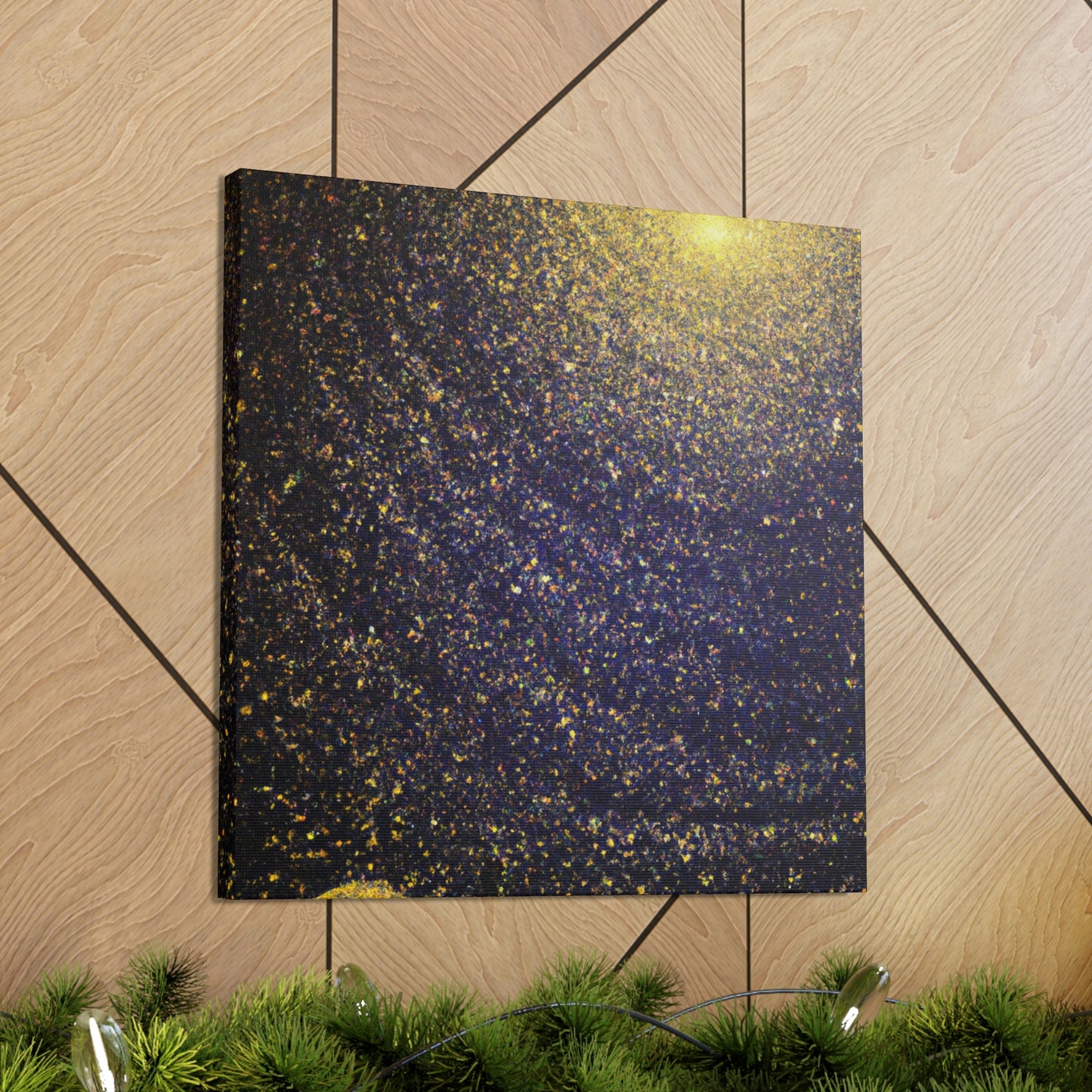 Galaxy in Pointillism - Canvas