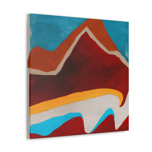 Mountain Majesty Ablaze - Canvas